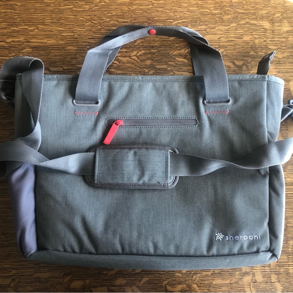 NWOT Sherpani Priya Professional Laptop Tote Bag with Detachable Shoulder Strap